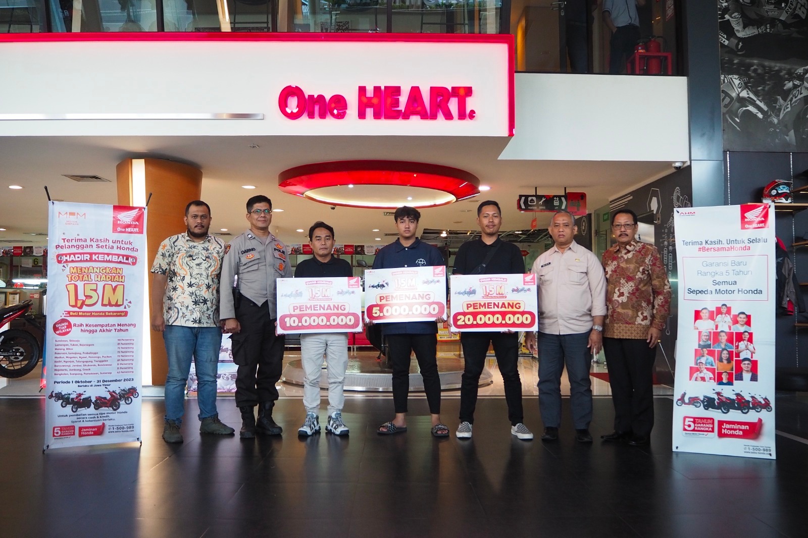 Program Undian Total Hadiah Rp 1,5 Miliar Berakhir, Berikut Pemenangnya. 